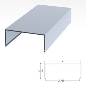 400CLDH - 1-3/4" X 4" Door Header