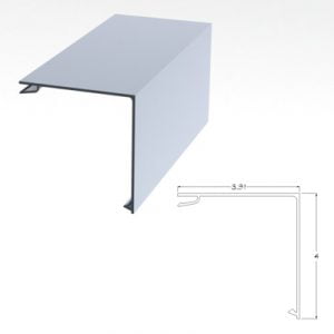 400CLFCP - 4" X 4" Flat Post