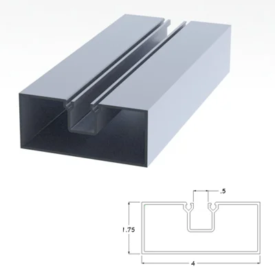 400CLSWJ - 1-3/4" X 4" Solid Wall Jamb