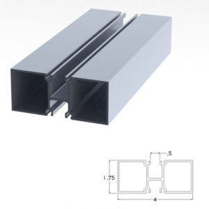 400CLVM - 1-3/4" X 4" Vertical Mullion