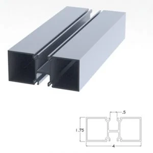 400CLVM - 1-3/4" X 4" Vertical Mullion