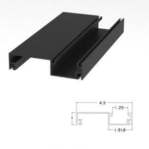 401BRHWJ - 7/8" Wall Jamb / Custom Corner