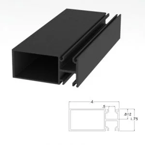 401BRVM - 1-3/4" X 4" Vertical Mullion