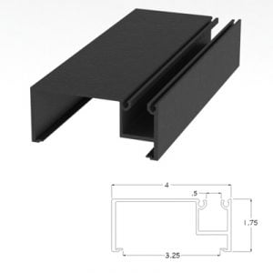 401BRWJ - 1-3/4" X 4" Wall Jamb