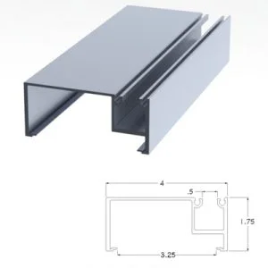 401CLWJ - 1-3/4" X 4" Wall Jamb