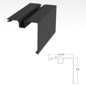 450BRSCP - 4-1/2" X 4-1/2" Single Pocket Corner Post