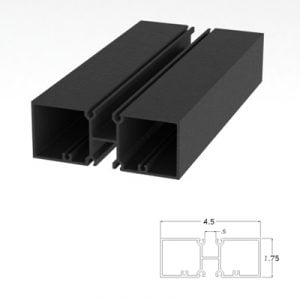450BRVM - 1-3/4" X 4-1/2" Vertical Mullion