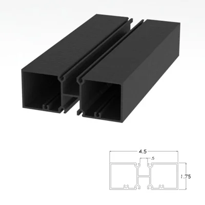 450BRVM - 1-3/4" X 4-1/2" Vertical Mullion