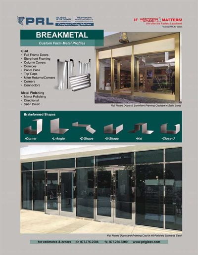 Architectural Break Metal Products