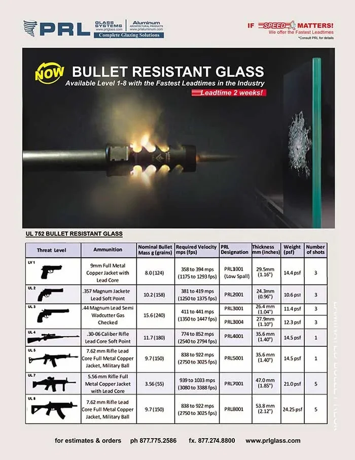 Bullet Resistant Glass Interlayers