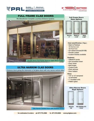 Clad Doors