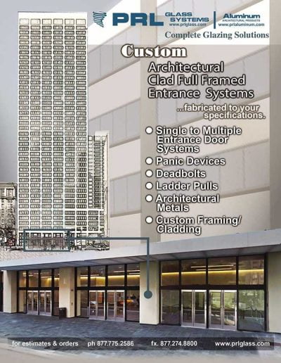 Clad Full Framed Entrance Door Systems