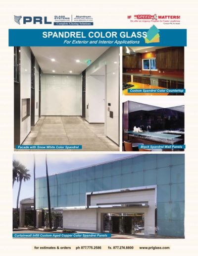 Colored Spandrel Glass