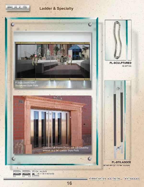 PRL is the master of Commercial Doors. Our extensive line of Specialty Commercial Doors include All Glass Door Systems, Aluminum Entrance Doors, Full Frame Clad Doors and Sliding Doors to name a few. PRL is the master of Commercial Doors. Our extensive line of Specialty Commercial Doors include All Glass Door Systems, Aluminum Entrance Doors, Full Frame Clad Doors and Sliding Doors to name a few.