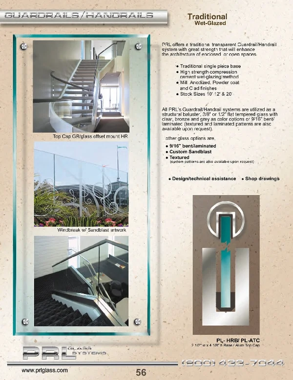 Complete Glass Guardrails and Glass Handrail Systems