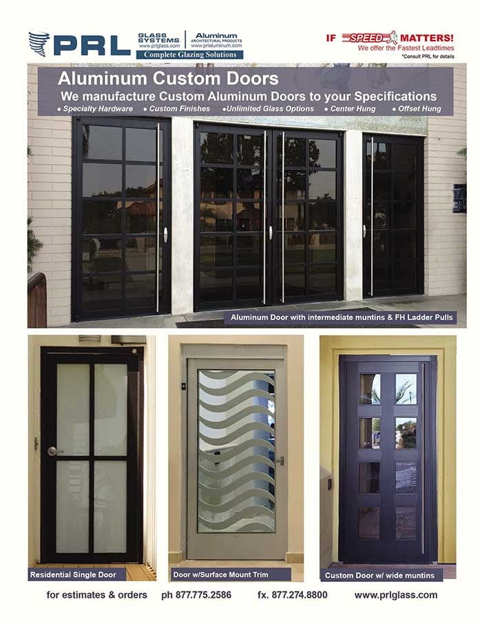 Custom Aluminum Storefront Doors