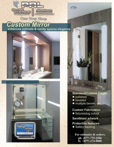 Custom Fabricated Mirrors