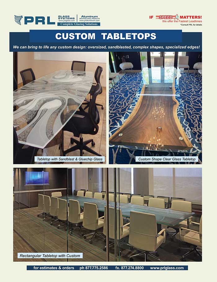 Custom Glass Tabletops