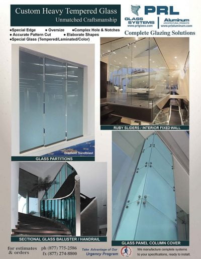 Custom Heavy Tempered Glass