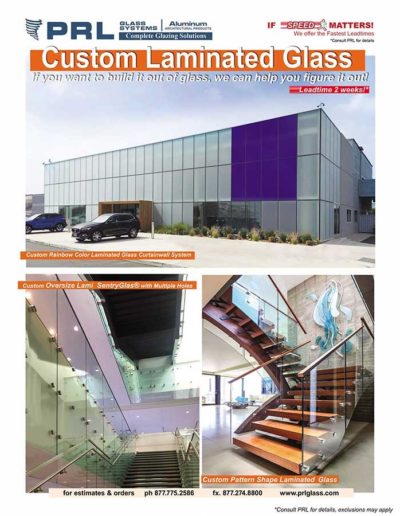 Custom Laminated Glass