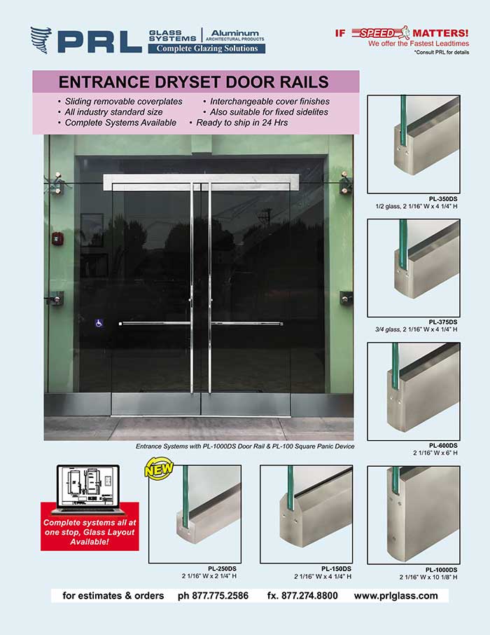 Dry Set Door Rails