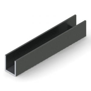 125X15UCBR - 1-1/4" X 1-1/2" U-Channel Bronze Anodized