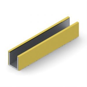125X15UCPB - 1-1/4" X 1-1/2" U-Channel Clad