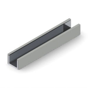 125X1UCBS - 1-1/4" X 1" U-Channel