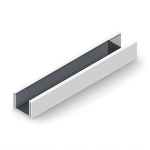 125X1UCPS - 1-1/4" X 1" U-Channel Clad