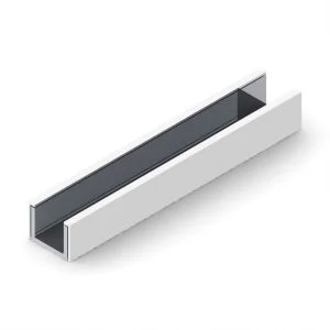 125X1UCPS - 1-1/4" X 1" U-Channel Clad