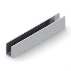 1x15UCCL - 1" X 1-1/2" Aluminum U-Channel