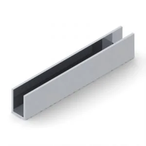 1x15UCCL - 1" X 1-1/2" Aluminum U-Channel