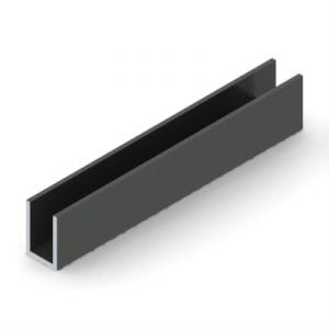 1x15UCDB - 1" X 1-1/2" Aluminum U-Channel