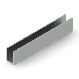 1x15UCMILL - 1" X 1-1/2" Aluminum U-Channel