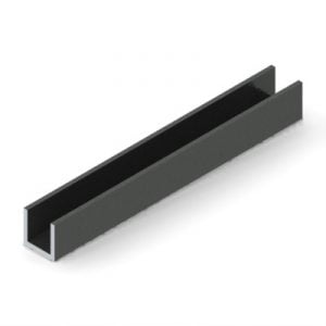 1x1UCDB - 1" X 1" Aluminum U-Channel