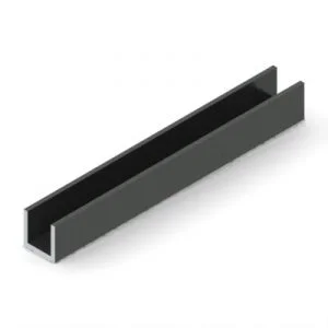 1x1UCDB - 1" X 1" Aluminum U-Channel