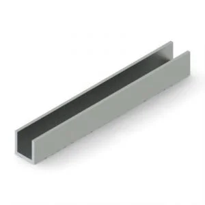 1x1UCMILL - 1" X 1" Aluminum U-Channel