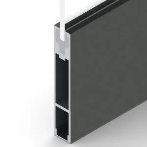 PL-1000BLK - PL-1000 Black Anodize Aluminum Rail