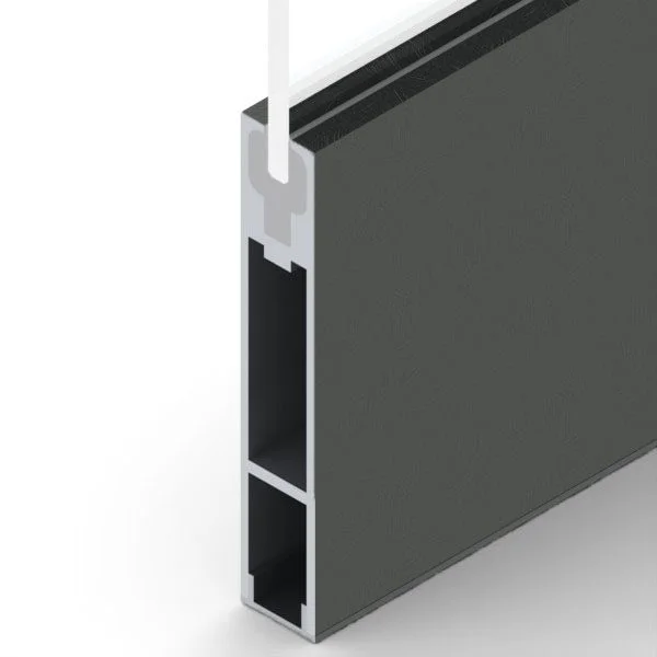 PL-1000BLK - PL-1000 Black Anodize Aluminum Rail