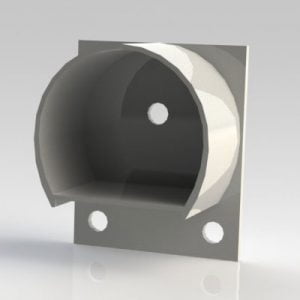 PL-IRS4WMWP - Top Rail Wall Mount