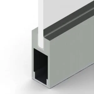 PL387MILL - PL-387 Mill Finish Aluminum Rail