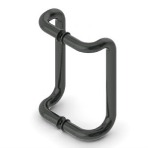 PL3EO12BLK - PL-3 PRL 12" Offset Back/Back Pull Handle
