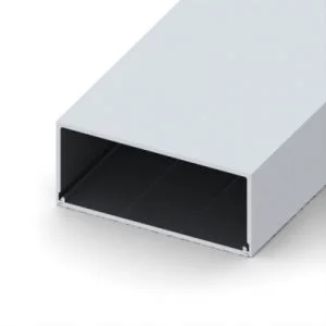 PL400DHCA - 1-3/4" X 4" DR Header Clear Anodized