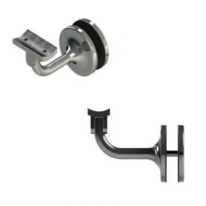PLHR20XBGPS - Hand Rail Glass Mount Bracket