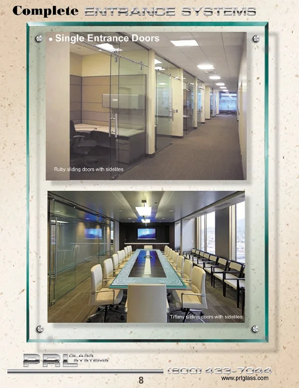 California's Leading Architectural All Glass Entrance System Manufacturer