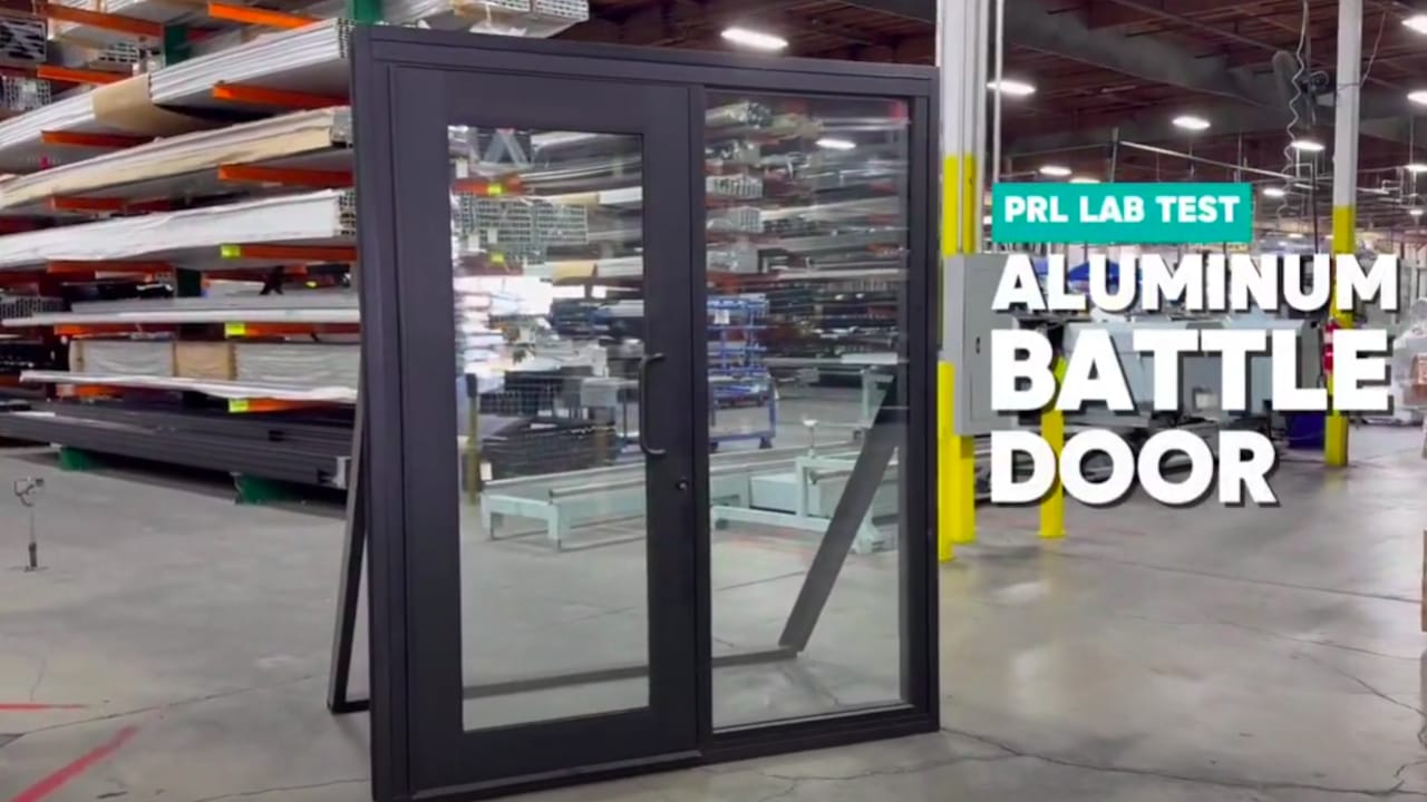 PRL Battle Door: Aluminum Security Door | Real Impact Test