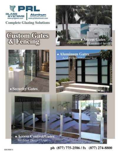 frameless glass gates