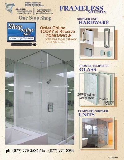 Frameless Shower Enclosures