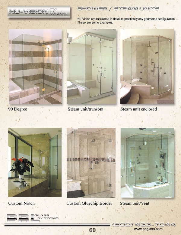 We stock an extensive line of shower door units, hardware and components with a variety of different types of temped glass