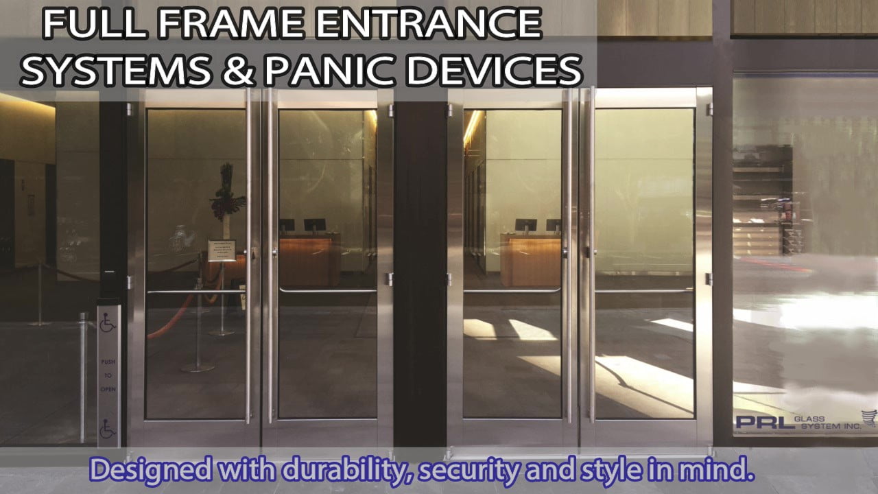 Full Frame Cladded Doors Including Panic Device Video